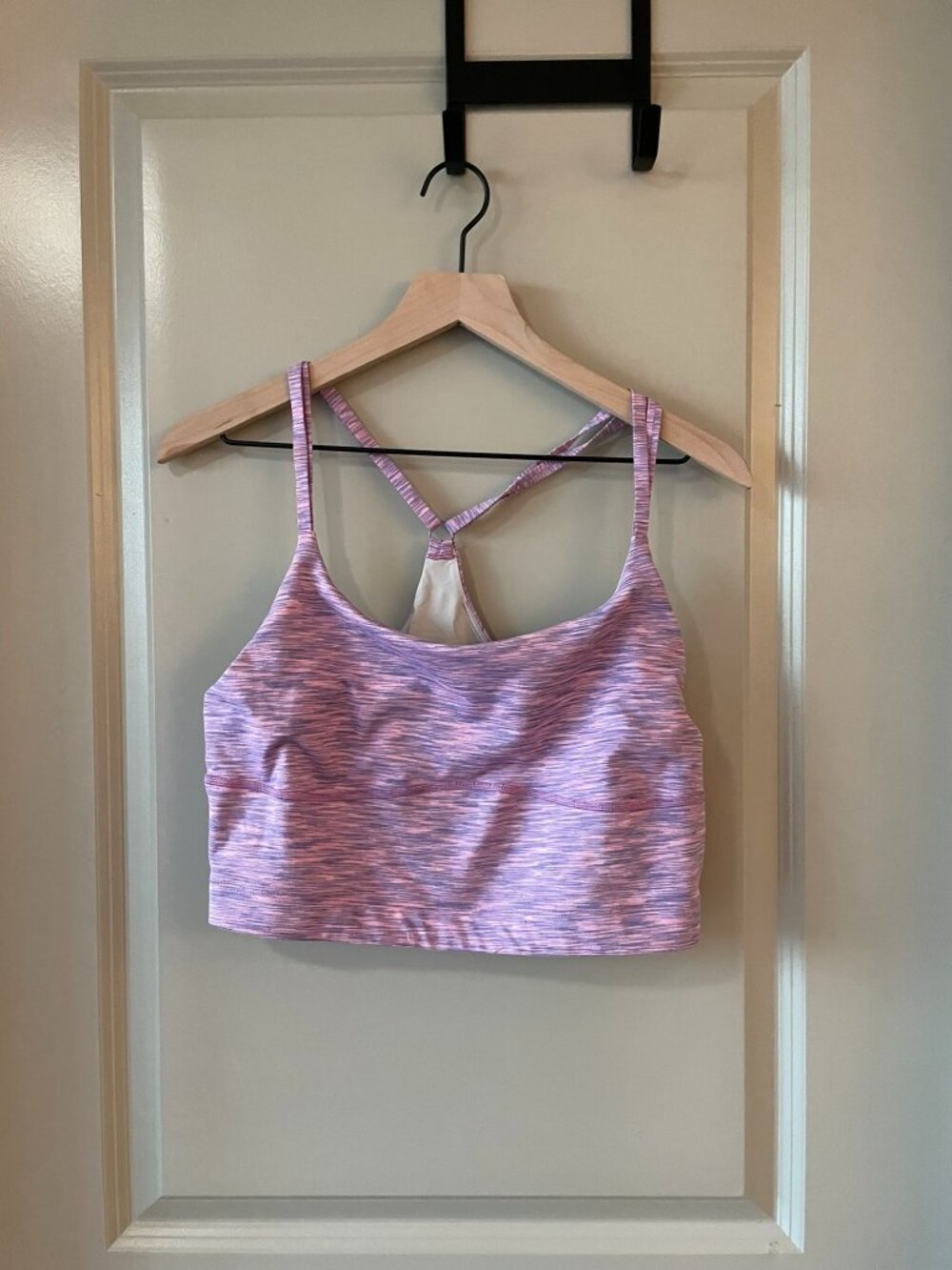 Outdoor Voices Flow Crop Top in Hyacinth, Size XL